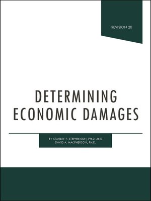 cover image of Determining Economic Damages